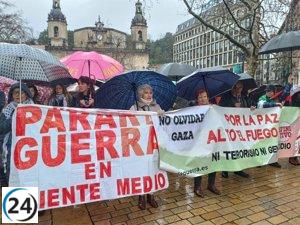 Miles se movilizan en contra de la guerra y claman por la paz en Medio Oriente.