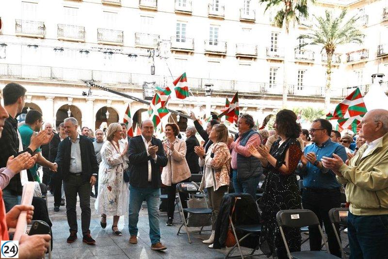 Ortuzar busca aumentar la presencia del PNV en las elecciones del 28M para impulsar la autonomía de Euskadi.