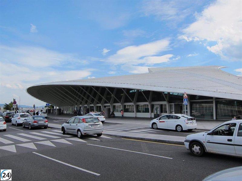 El aeropuerto de Bilbao aumenta tráfico en un 62,2%.