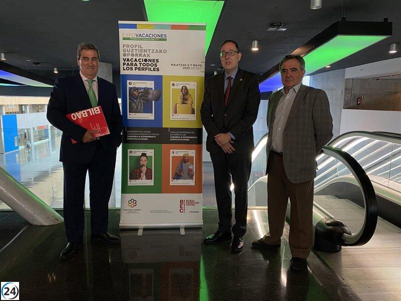 Expovacaciones presenta opciones de ocio innovadoras de 180 países, empresas e instituciones del 5 al 7 de mayo.