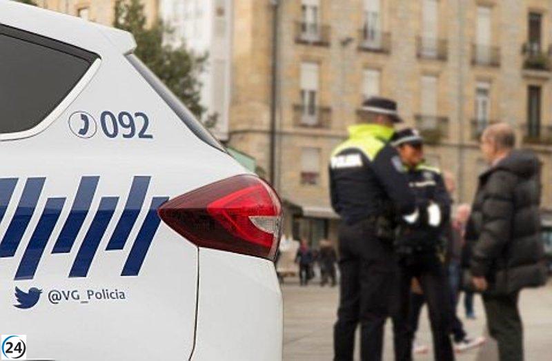 Detenida en Vitoria-Gasteiz por resistirse a la autoridad tras robo en tienda.