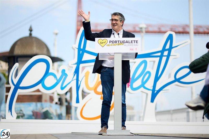 López pide a Ayuso que no menosprecie a los que acabaron con ETA durante su visita a Bilbao.