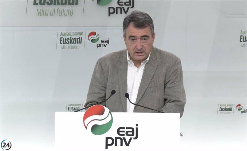 Esteban sugiere que PNV prefiere al PSOE pero está abierto a otras opciones que no incluyan a Vox.