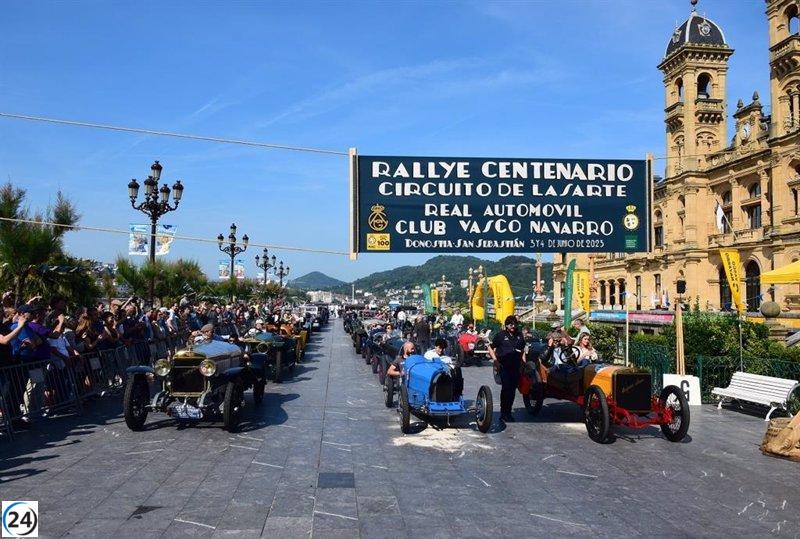 El Rallye Centenario del Circuito de Lasarte comienza en San Sebastián.