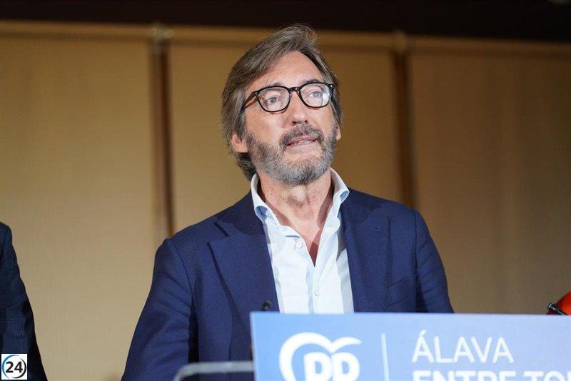 PP no garantiza apoyo a gestión del PNV en Vitoria y Álava si aspira a Laguardia y Labastida.