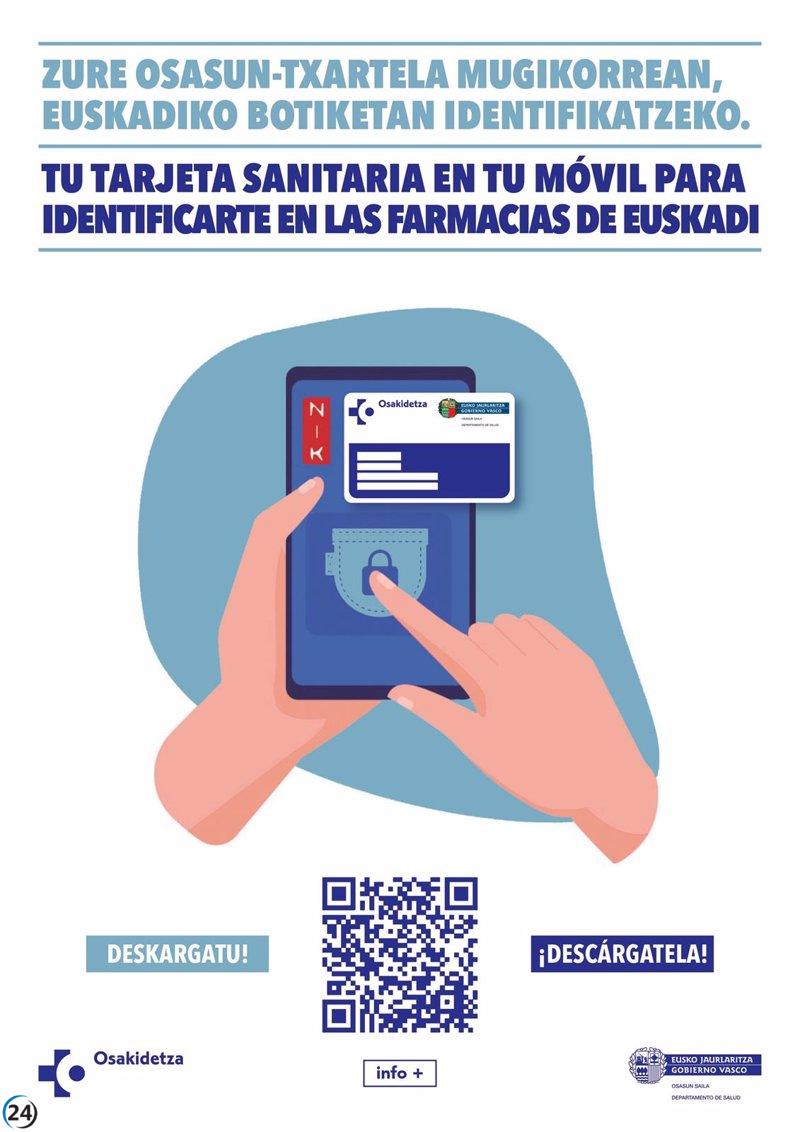 Desde este lunes, la tarjeta sanitaria digital estará disponible en todas las farmacias de Euskadi.