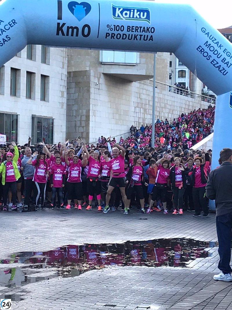 Inscripciones abiertas para carrera contra el cáncer de mama en Bilbao el 8 de octubre.