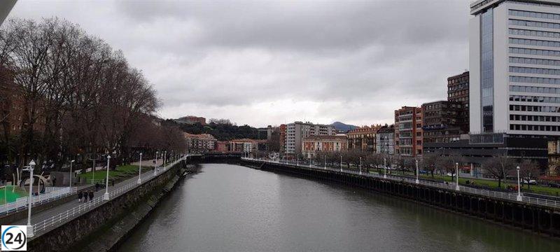 Euskadi amanece con lluvia y máximas de 20 grados el viernes.