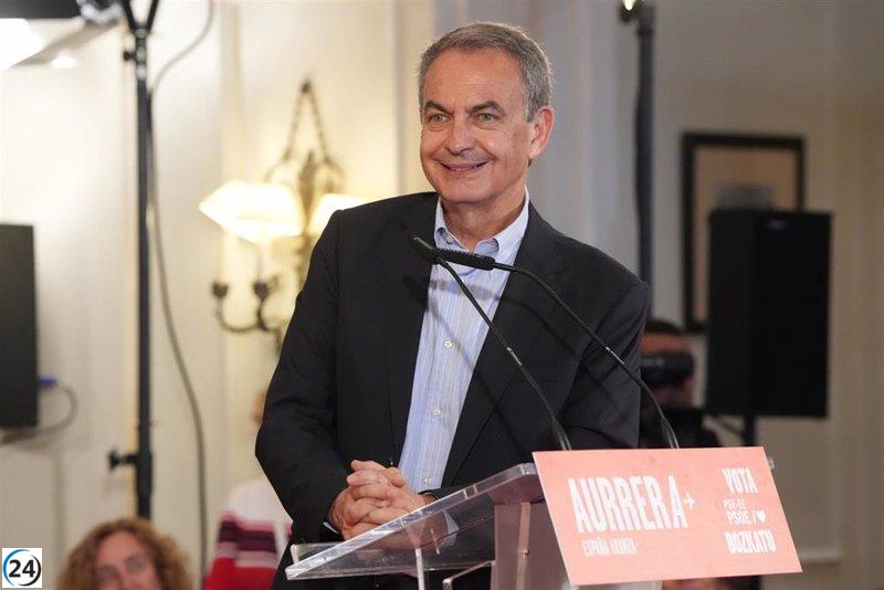 Zapatero pide a Feijóo que madure en su política y resalta la unidad del PSOE bajo el liderazgo de Sánchez.