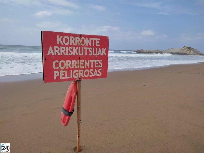 Varias playas en Vizcaya prohíben el baño este sábado