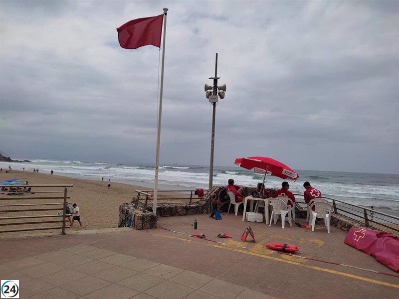 La Arena es la única playa vizcaína con bandera roja, mientras solo 13 tienen bandera verde