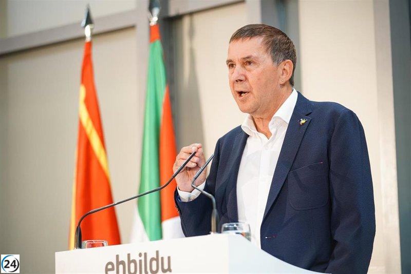 Otegi aspira a ser Lehendakari si EH Bildu lo decide y busca ganar Gobierno Vasco.