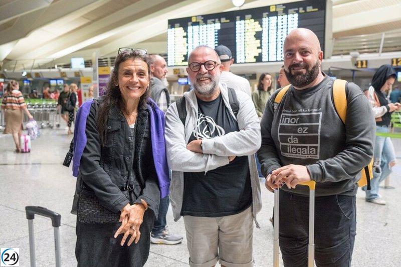 Melgosa viaja a Lesbos en apoyo a Zaporeak y los refugiados