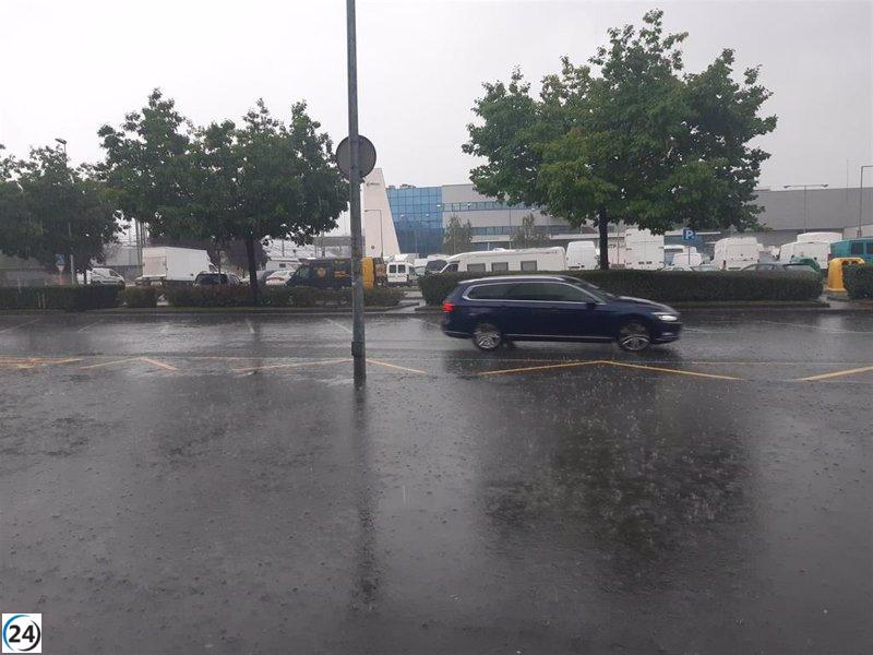 Euskadi activa aviso amarillo este domingo por fuertes lluvias.