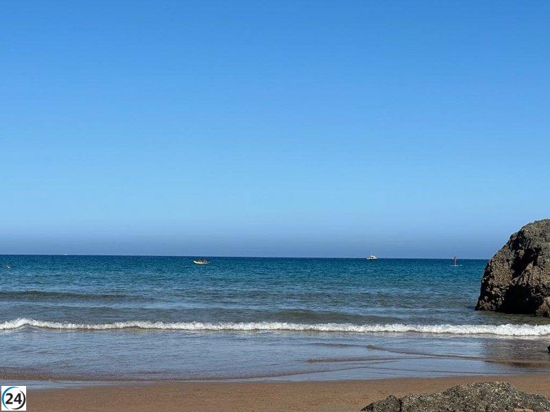 La falta de sol provoca una disminución del 28% en las visitas a las playas de Vizcaya este verano