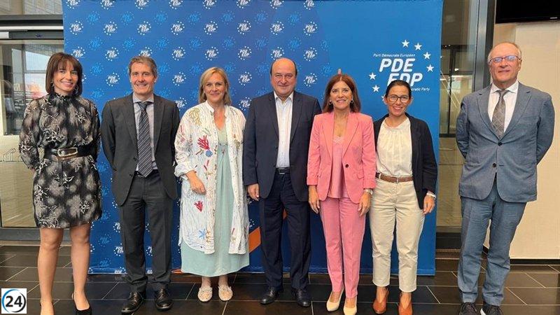 El líder del PNV, Ortuzar, se compromete a ser un agente de estabilidad, desarrollo y progreso en y desde Euskadi.