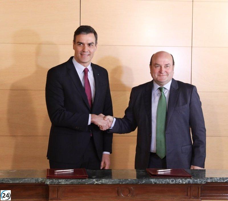 Historic agreement between Ortuzar and Sánchez to enhance Basque self-government set to be signed this Friday