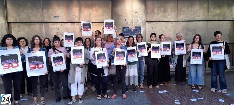 Euskadi se moviliza este jueves en una huelga general feminista por un sistema de cuidados colectivo y estatal.