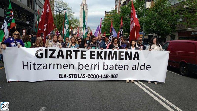 Trabajadores de Enseñanza de Iniciativa Social convocan paro y protestas en las capitales vascas