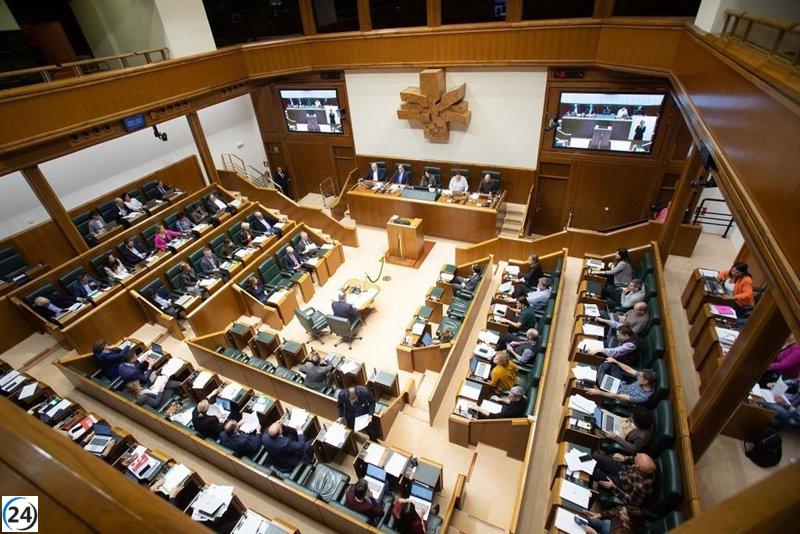 Los partidos de izquierda PNV y PSE niegan las enmiendas de totalidad de la oposición a los presupuestos vascos.