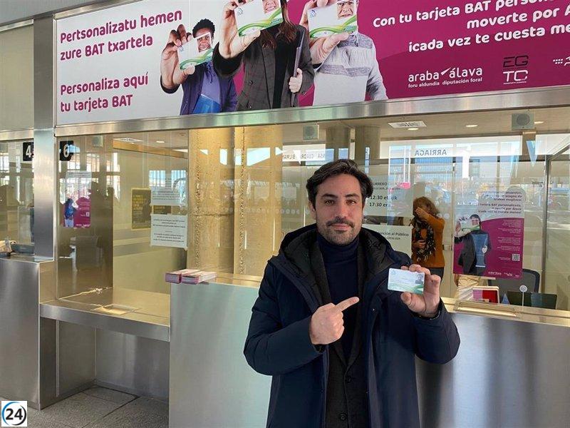 La Diputación de Álava lanza una innovadora oficina en la Estación de Autobuses de Vitoria-Gasteiz para ofrecer tarjetas BAT personalizadas.
