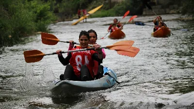 Descenso en kayak por el río Nervión