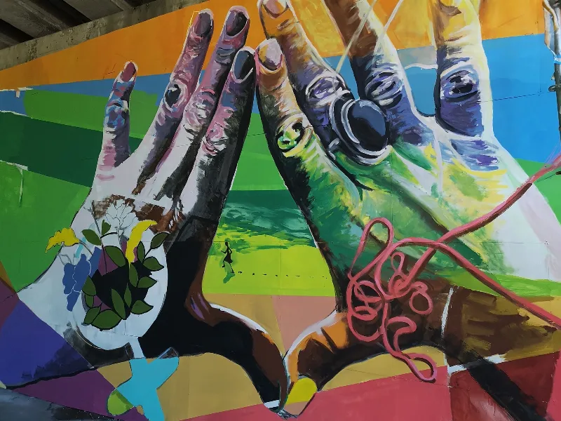 Los murales de Laudio/Llodio: arte contemporáneo en las fachadas